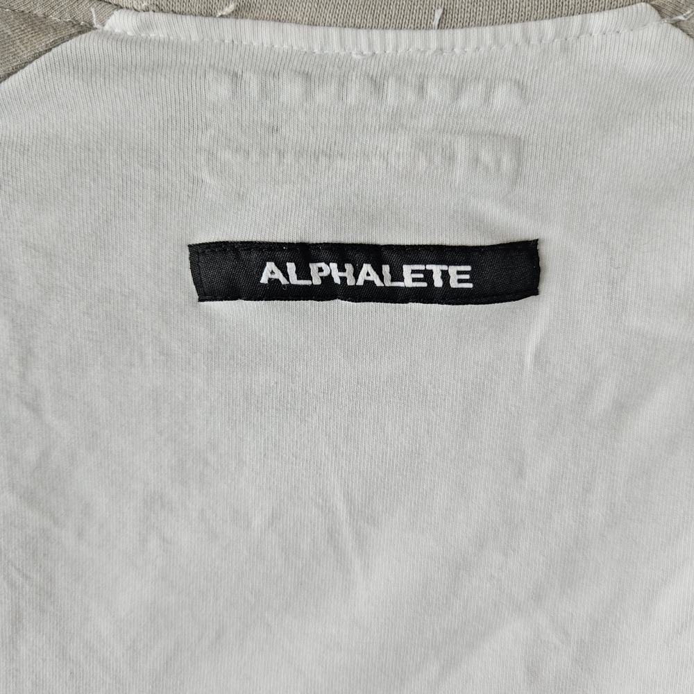ALPHALETE‎ Mens Medium Performance Fit Baseball T Shirt White - Picture 7 of 8